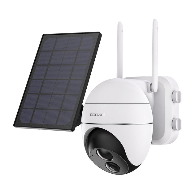 Gadgets.es - COOAU Camara Vigilancia WiFi Exterior Solar con